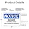 Signmission Danger Stairwell Closed Use Alternative Entrance OSHA Notice Sign, Plastic, 18in W x 12in L, 2PK OS-2PACK-NS-P-1218-L-10921 - alternate 8